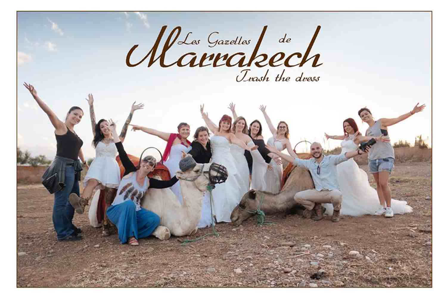 Les Gazelles de Marrakech : Trash the dress 2016