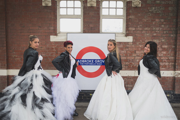 Trash the dress : réactions des Queens of London