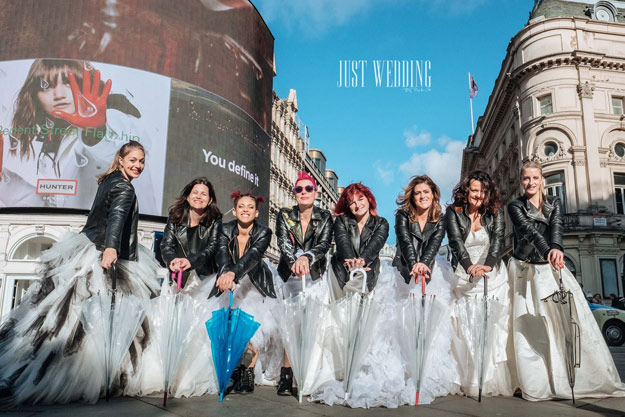 Trash the dress : réactions des Queens of London