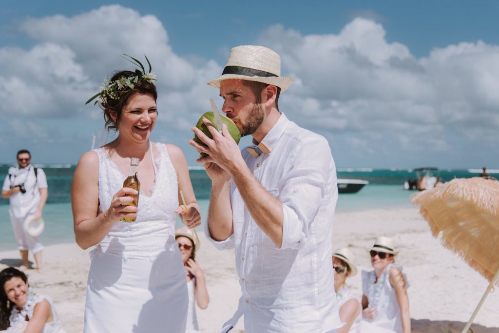 Bérangère & Nicolas : leur mariage en Guadeloupe sur un ilet paradisiaque